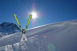 Naklejka francja alpy sport szczyt