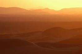 Obraz na płótnie pejzaż góra zmierzch pustynia arabski