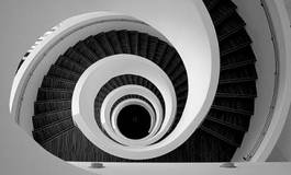 Fotoroleta spirala miejski sztuka architektura