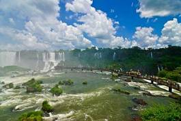 Obraz na płótnie wodospad ameryka południowa brazylia