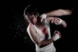Fototapeta kick-boxing sztuki walki sport mężczyzna twardy