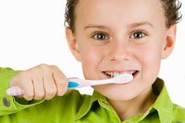 Naklejka zdrowie dzieci usta zdrowy