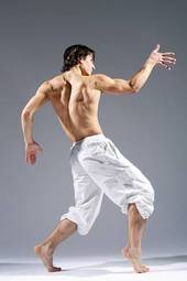 Naklejka aerobik taniec ruch