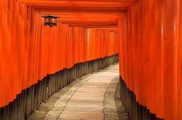 Obraz na płótnie brama tori, kyoto, japonia
