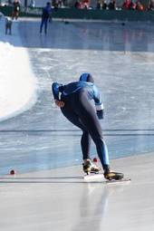 Obraz na płótnie lód wyścig lekkoatletka