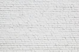 Naklejka white brick wall
