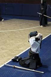 Obraz na płótnie sport japonia dojo praktykujący