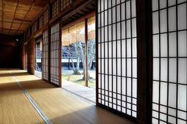 Naklejka japoński japonia architektura