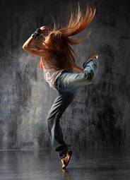 Obraz na płótnie tancerz dziewczynka ćwiczenie