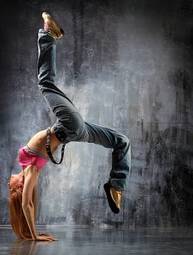 Fototapeta nowoczesny aerobik taniec sportowy