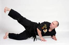 Obraz na płótnie mężczyzna fitness sport sztuki walki samoobrony