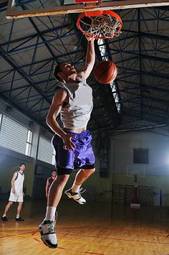 Fotoroleta sport zabawa zdrowie ludzie koszykówka