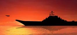 Obraz na płótnie morze okręt wojenny pancernik marynarki wojennej statek