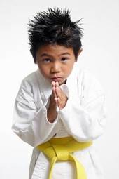 Fototapeta ćwiczenie azjatycki chłopiec japonia sztuki walki