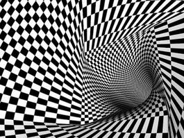 Naklejka tunel spirala 3d marzenie psychol
