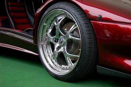 Fotoroleta sztuka motorsport tires