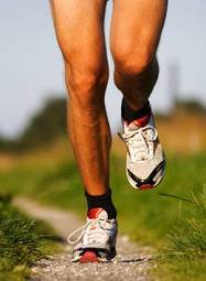 Naklejka lekkoatletka natura jogging