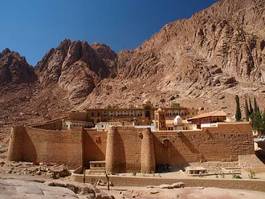 Obraz na płótnie egipt słońce klasztor arabski