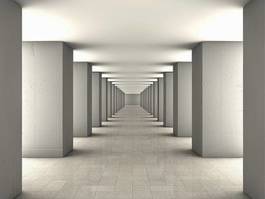 Obraz na płótnie tunel 3d korytarz