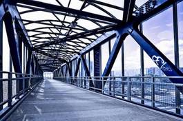 Naklejka stalowy most
