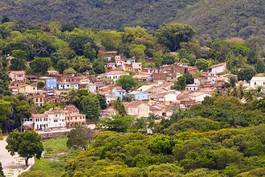 Obraz na płótnie wzgórze wioska miasto miejski