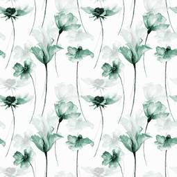 Fotoroleta seamless pattern with original flowers