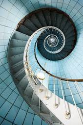 Naklejka spiralne schody