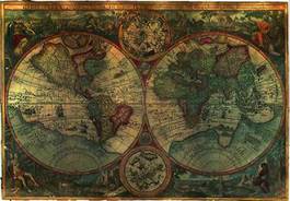 Obraz na płótnie antyczny kompas stary mapa honorarium