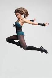 Naklejka tancerz fitness kobieta aerobik nowoczesny