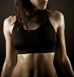 Fotoroleta witalność kobieta zdrowie siłownia