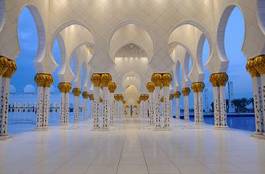 Fotoroleta meczet kolumna architektura korytarz