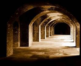Obraz na płótnie tunel wojna bunkrowy