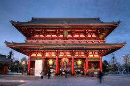 Fotoroleta noc tokio azja japonia architektura