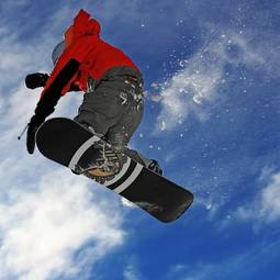 Fotoroleta snowboard sporty zimowe sport sporty ekstremalne