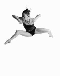 Fotoroleta aerobik piękny zdrowy taniec baletnica
