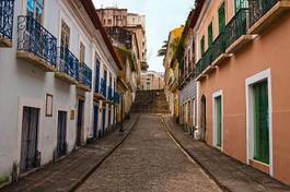 Fototapeta ameryka południowa ulica brazylia stary miasto