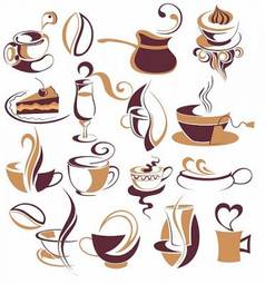 Plakat expresso mokka napój herbata deser