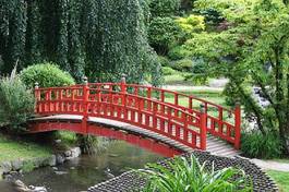 Naklejka natura kościół azjatycki ogród japoński