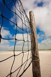 Naklejka siatkówka plażowa morze plaża piłka sport