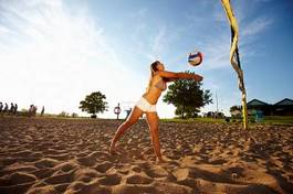 Fototapeta piłka słońce sportowy lato