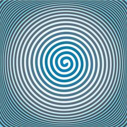 Plakat fala spirala abstrakcja