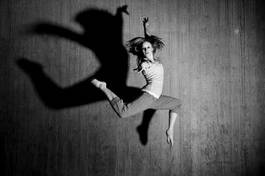 Obraz na płótnie dzieci fitness balet ruch dziewczynka