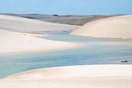 Naklejka plaża brazylia pustynia