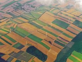 Obraz na płótnie widok europa rolnictwo lato