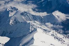 Fotoroleta alaska góra śnieg krajobraz