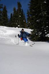Obraz na płótnie śnieg fitness narty