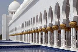 Naklejka arabian architektura święty świątynia meczet