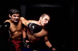Obraz na płótnie bokser ludzie boks sztuki walki