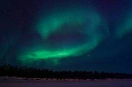 Fotoroleta niebo finlandia natura pejzaż