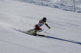 Obraz na płótnie góra sport narty wyścig